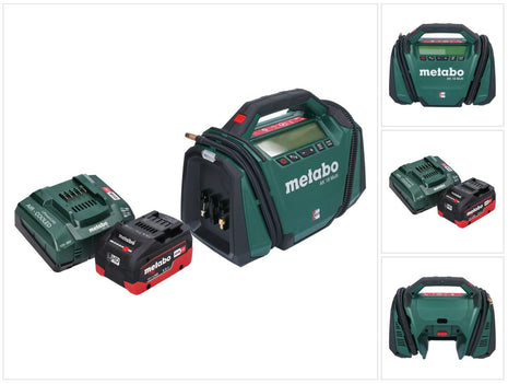 Metabo AK 18 Multi Akku Kompressor 18 V 11 bar + 1x Akku 5,5 Ah + Ladegerät