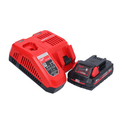 Riveteuse aveugle sur batterie Milwaukee M18 ONEFPRT-301X 18 V 20 kN sans balais + 1x batterie 3,0 Ah + chargeur + boîtier HD