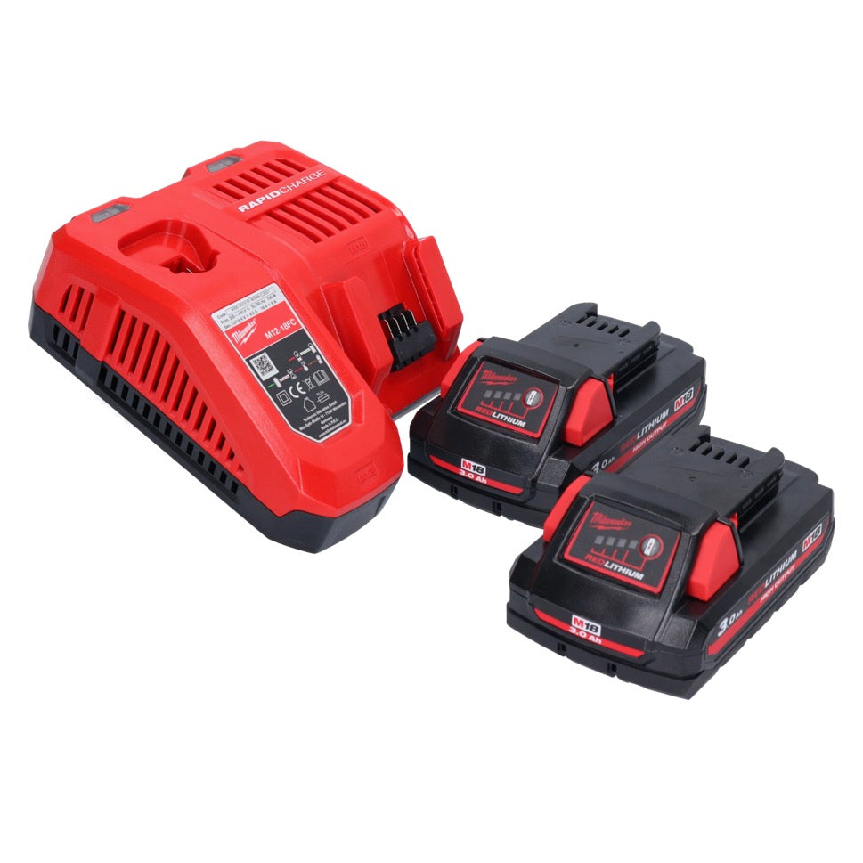 Milwaukee M18 ONEFPRT-302X Akku Blindnietgerät 18 V 20 kN Brushless + 2x Akku 3,0 Ah + Ladegerät + HD Box