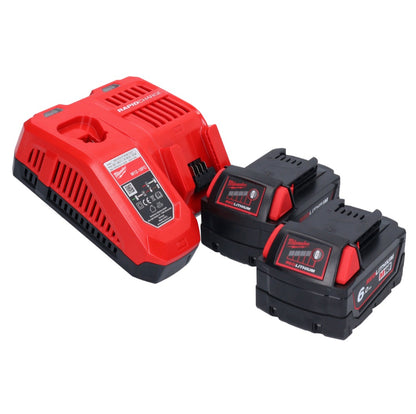 Milwaukee M18 ONEFPRT-602X Akku Blindnietgerät 18 V 20 kN Brushless + 2x Akku 6,0 Ah + Ladegerät + HD Box