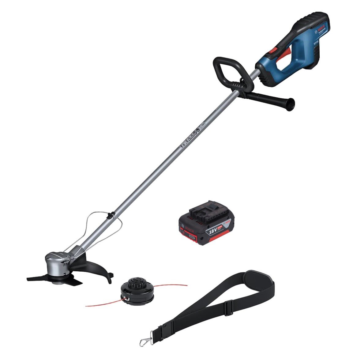 Bosch GFR 18V-23 Professional Akku Freischneider 18 V 230 mm Brushless + 1x Akku 6,0 Ah - ohne Ladegerät