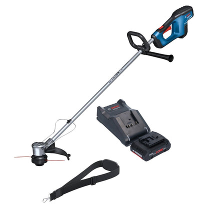 Bosch GRT 18V-33 Professional Akku Rasentrimmer 18 V 330 mm Brushless + 1x ProCORE Akku 4,0 Ah + Ladegerät