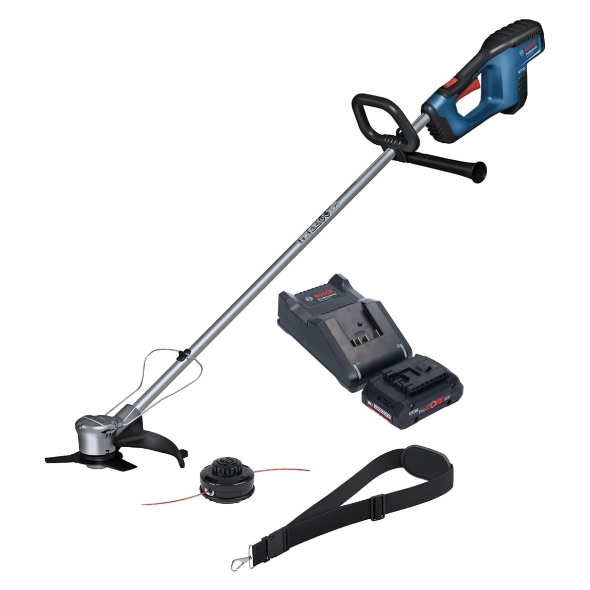 Bosch GFR 18V-23 Professional Akku Freischneider 18 V 230 mm Brushless + 1x ProCORE Akku 4,0 Ah + Ladegerät