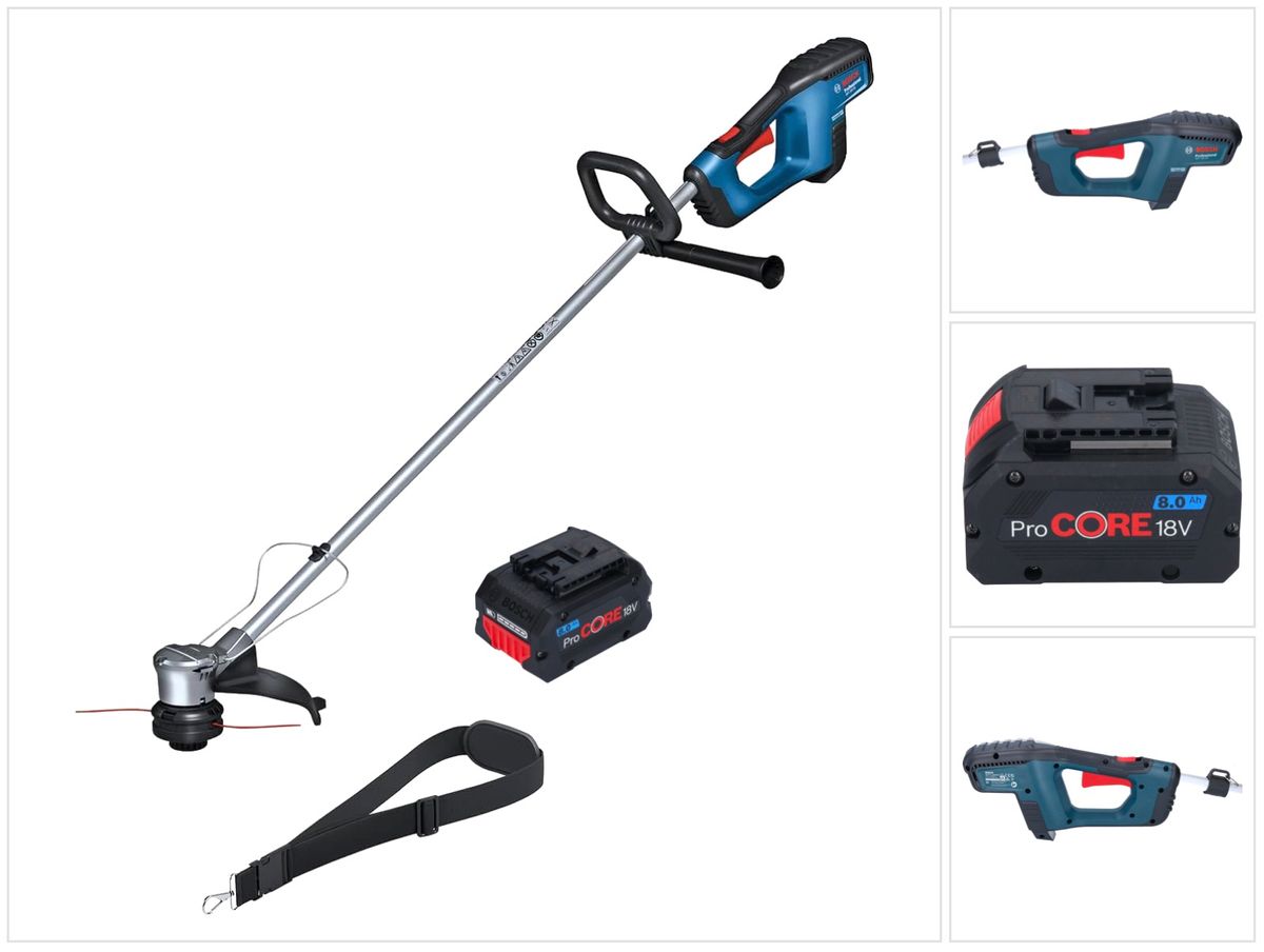 Coupe-herbe à batterie Bosch GRT 18V-33 Professional 18 V 330 mm sans balais + 1x batterie ProCORE 8,0 Ah - sans chargeur