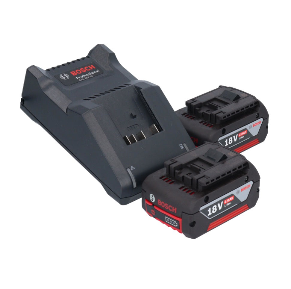 Souffleur à batterie Bosch GBL 18V-750 Professional 18 V BITURBO brushless + 2x batterie 4,0 Ah + chargeur