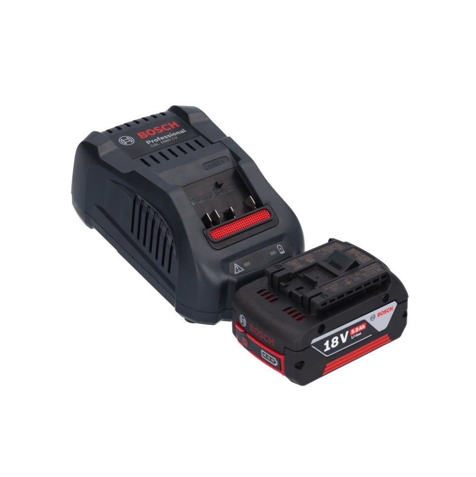 Souffleur à batterie Bosch GBL 18V-750 Professional 18 V BITURBO brushless + 1x batterie 5,0 Ah + chargeur