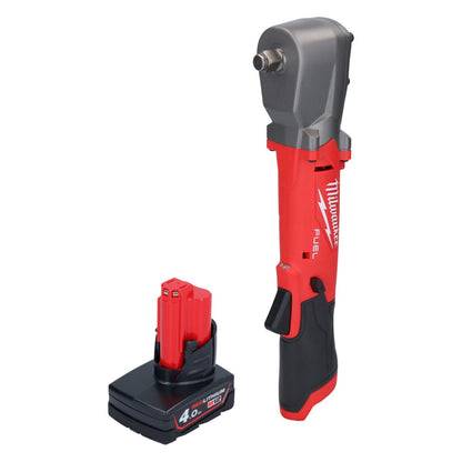 Clé à chocs angulaire sur batterie Milwaukee M12 FRAIWF12-401 12 V 1/2" 270 Nm sans balais + 1x batterie 4,0 Ah - sans chargeur