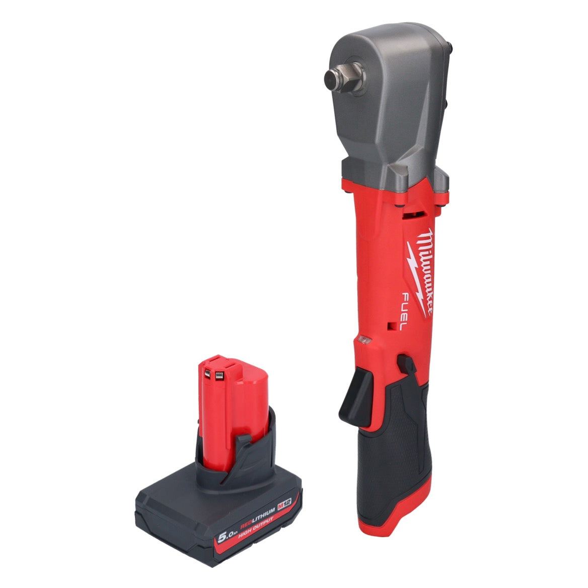 Clé à chocs angulaire sur batterie Milwaukee M12 FRAIWF12-501 12 V 1/2" 270 Nm sans balais + 1x batterie 5,0 Ah - sans chargeur