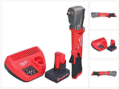 Milwaukee M12 FRAIWF12-501 Akku Winkelschlagschrauber 12 V 1/2" 270 Nm Brushless + 1x Akku 5,0 Ah + Ladegerät