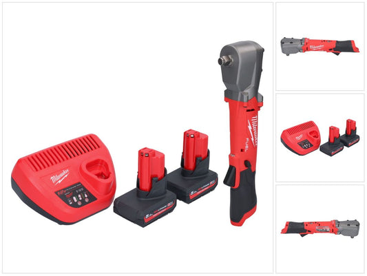 Milwaukee M12 FRAIWF12-502 Akku Winkelschlagschrauber 12 V 1/2" 270 Nm Brushless + 2x Akku 5,0 Ah + Ladegerät