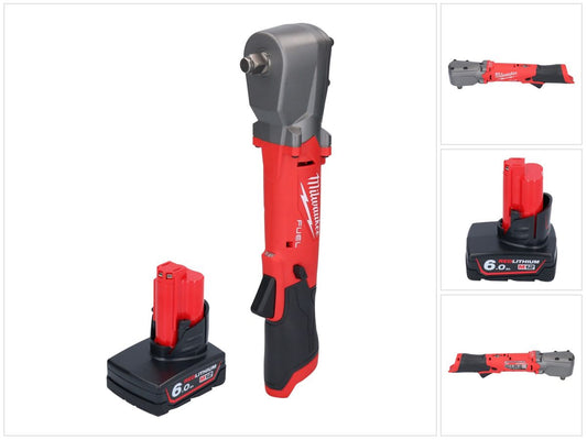 Clé à chocs angulaire sur batterie Milwaukee M12 FRAIWF12-601 12 V 1/2" 270 Nm sans balais + 1x batterie 6,0 Ah - sans chargeur