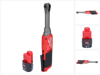 Milwaukee M12 FHIR14LR-201 batterie cliquet haute vitesse 12 V 47 Nm 1/4" brushless + 1x batterie 2,0 Ah - sans chargeur