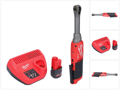 Milwaukee M12 FHIR14LR-251 batterie cliquet haute vitesse 12 V 47 Nm 1/4" brushless + 1x batterie 2,5 Ah + chargeur