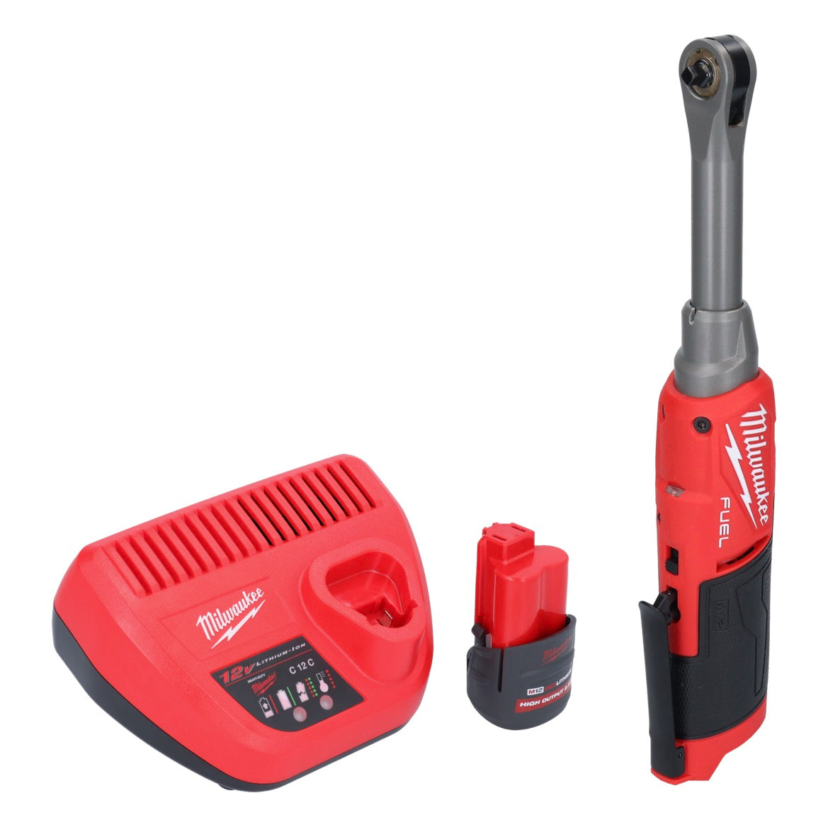 Milwaukee M12 FHIR14LR-251 batterie cliquet haute vitesse 12 V 47 Nm 1/4" brushless + 1x batterie 2,5 Ah + chargeur