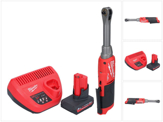 Milwaukee M12 FHIR14LR-501 Akku Hochgeschwindigkeits Ratsche 12 V 47 Nm 1/4" Brushless + 1x Akku 5,0 Ah + Ladegerät