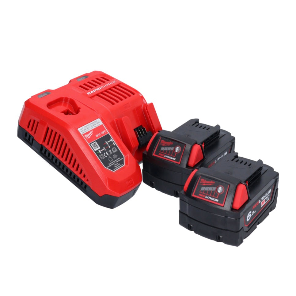 Clé à chocs sans fil Milwaukee M18 ONEFHIWF1-602X 18 V 2033 Nm 1″ brushless + 2x batterie 6,0 Ah + chargeur + boîtier HD