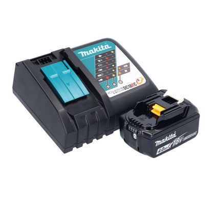 Makita DBO 381 RM1U ponceuse orbitale sur batterie 18 V 93 x 185 mm sans balais + 1x batterie 4,0 Ah + chargeur