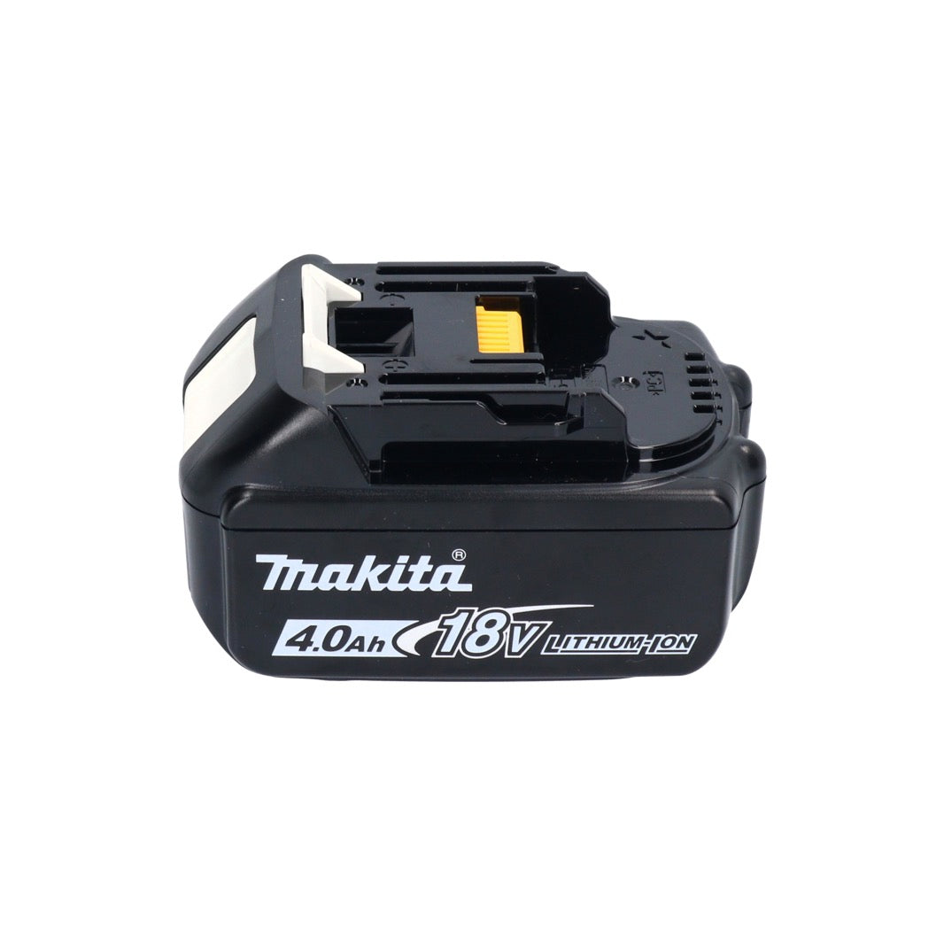 Makita DBO 381 M1JU Ponceuse orbitale sur batterie 18 V 93 x 185 mm sans balais + 1x batterie 4,0 Ah + Makpac - sans chargeur