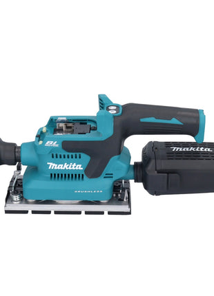 Makita DBO 381 M1JU Ponceuse orbitale sur batterie 18 V 93 x 185 mm sans balais + 1x batterie 4,0 Ah + Makpac - sans chargeur