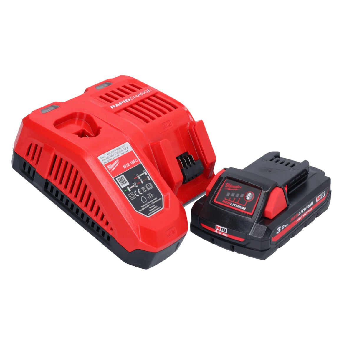 Meuleuse d'angle sur batterie Milwaukee M18 FSAG125X-301 18 V 125 mm sans balais + 1x batterie 3,0 Ah + chargeur