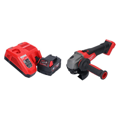 Milwaukee M18 FSAG125X-401 Akku Winkelschleifer 18 V 125 mm Brushless + 1x Akku 4,0 Ah + Ladegerät