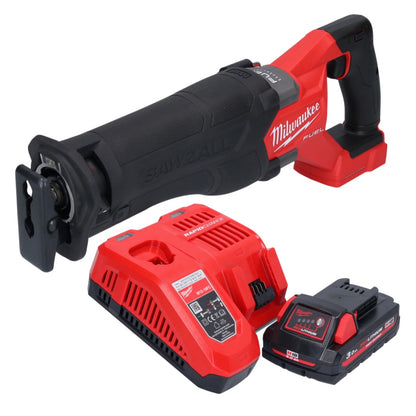 Milwaukee M18 FSZ-301 Akku Recipro Säbelsäge 18 V Brushless + 1x Akku 3,0 Ah + Ladegerät