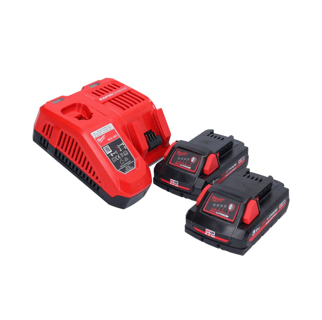 Milwaukee M18 FSZ-302 Akku Recipro Säbelsäge 18 V Brushless + 2x Akku 3,0 Ah + Ladegerät