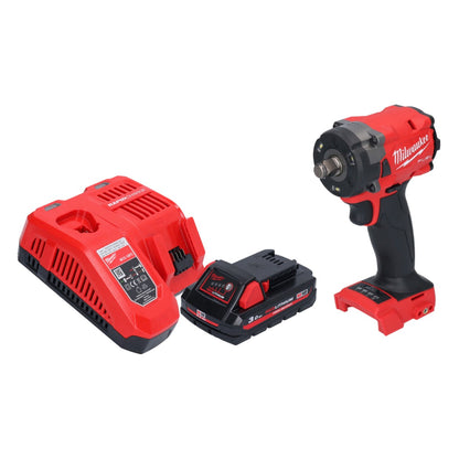 Clé à chocs sans fil Milwaukee M18 FIW2F12-301 18 V 339 Nm 1/2" brushless + 1x batterie 3,0 Ah + chargeur