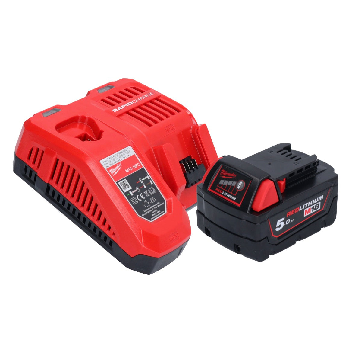 Clé à chocs sans fil Milwaukee M18 FIW2F12-501 18 V 339 Nm 1/2" brushless + 1x batterie 5,0 Ah + chargeur