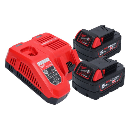 Clé à chocs sans fil Milwaukee M18 FIW2F12-502 18 V 339 Nm 1/2" brushless + 2x batterie 5,0 Ah + chargeur