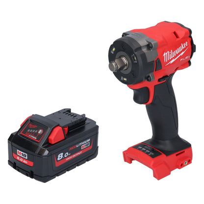 Clé à chocs sans fil Milwaukee M18 FIW2F12-801 18 V 339 Nm 1/2" brushless + 1x batterie 8,0 Ah - sans chargeur