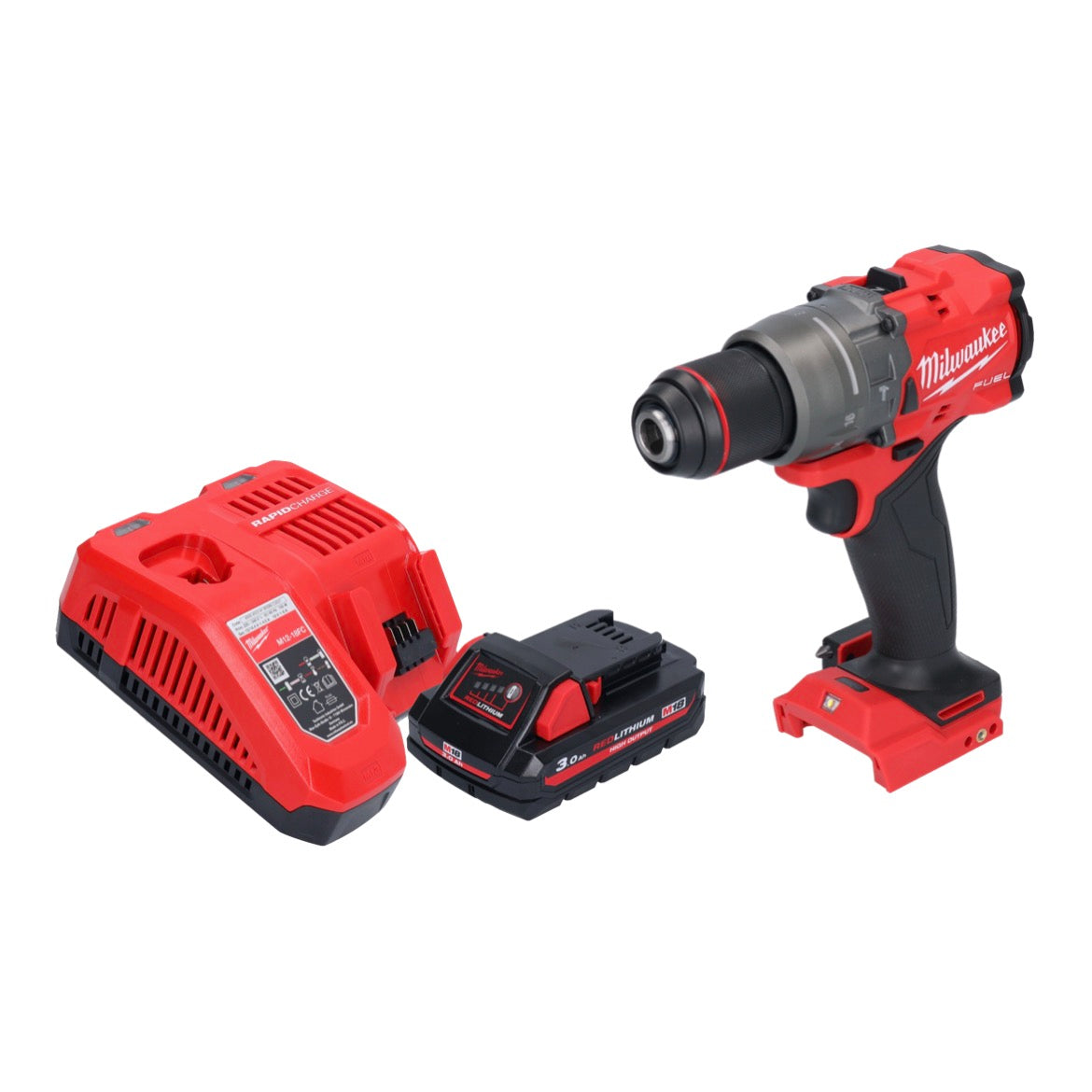 Perceuse à percussion sans fil Milwaukee M18 FPD3-301 18 V 158 Nm sans balais + 1 batterie 3,0 Ah + chargeur