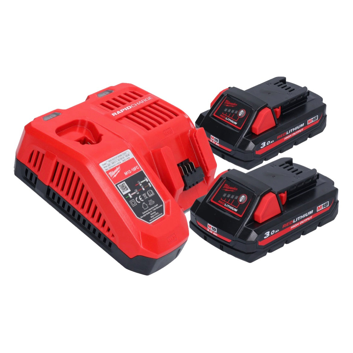 Perceuse à percussion sans fil Milwaukee M18 FPD3-302 18 V 158 Nm sans balais + 2 batteries 3,0 Ah + chargeur