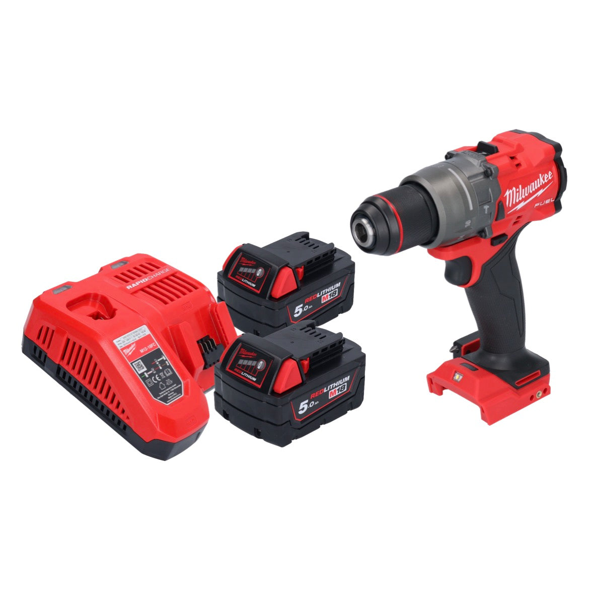 Perceuse à percussion sans fil Milwaukee M18 FPD3-502 18 V 158 Nm sans balais + 2 batteries 5,0 Ah + chargeur