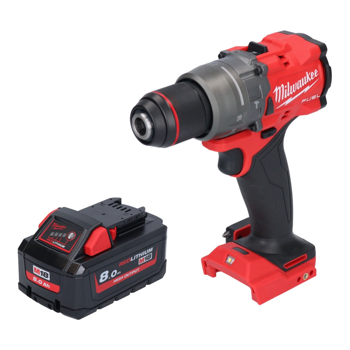 Perceuse à percussion sans fil Milwaukee M18 FPD3-801 18 V 158 Nm sans balais + 1x batterie 8,0 Ah - sans chargeur