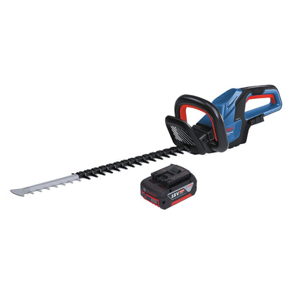 Bosch GHE 18V-60 Professional Akku Heckenschere 18 V 60 cm Brushless + 1x Akku 6,0 Ah - ohne Ladegerät