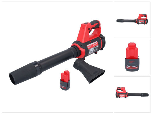 Souffleur sur batterie Milwaukee M12 BBL-251 12 V + 1x batterie 2,5 Ah - sans chargeur