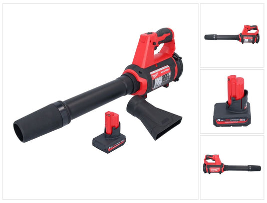 Souffleur sur batterie Milwaukee M12 BBL-501 12 V + 1x batterie 5,0 Ah - sans chargeur