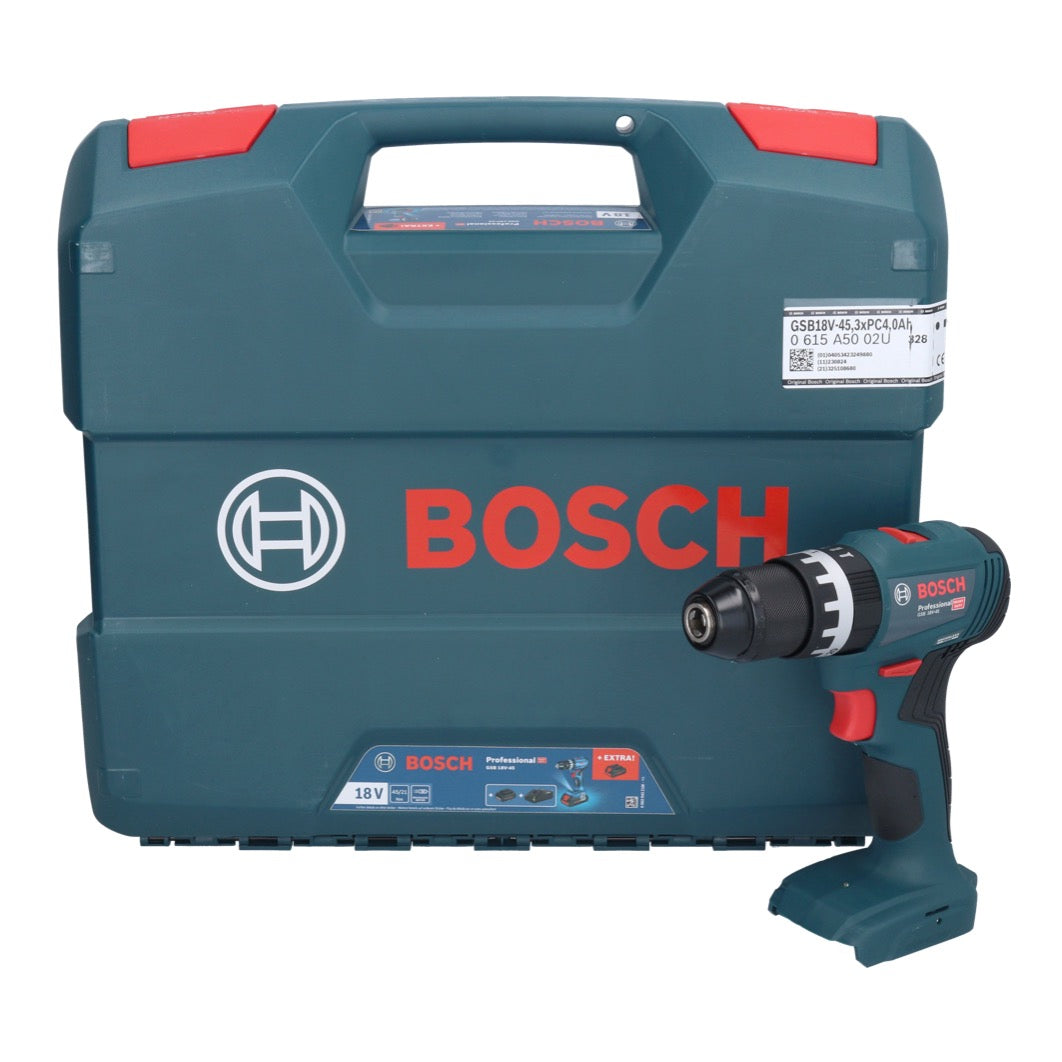 Bosch GSB 18V-45 Professional Akku Schlagbohrschrauber 18 V 45 Nm Brushless + L-Case - ohne Akku, ohne Ladegerät