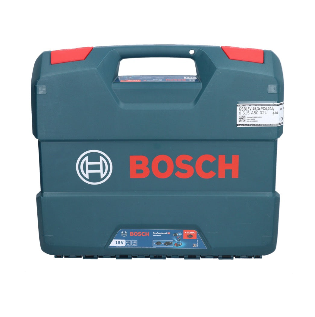 Bosch GSB 18V-45 Professional Perceuse à percussion sans fil 18 V 45 Nm sans balais + L-Case - sans batterie, sans chargeur