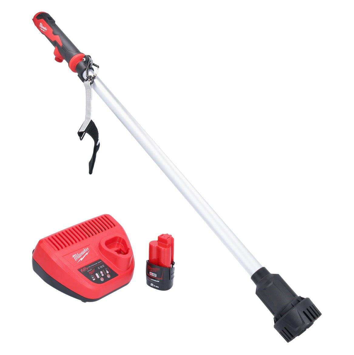 Milwaukee M12 BSWP-201 Akku Transferpumpe 12 V 34 l/min + 1x Akku 2,0 Ah + Ladegerät