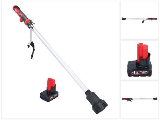 Milwaukee M12 BSWP-401 Akku Transferpumpe 12 V 34 l/min + 1x Akku 4,0 Ah - ohne Ladegerät