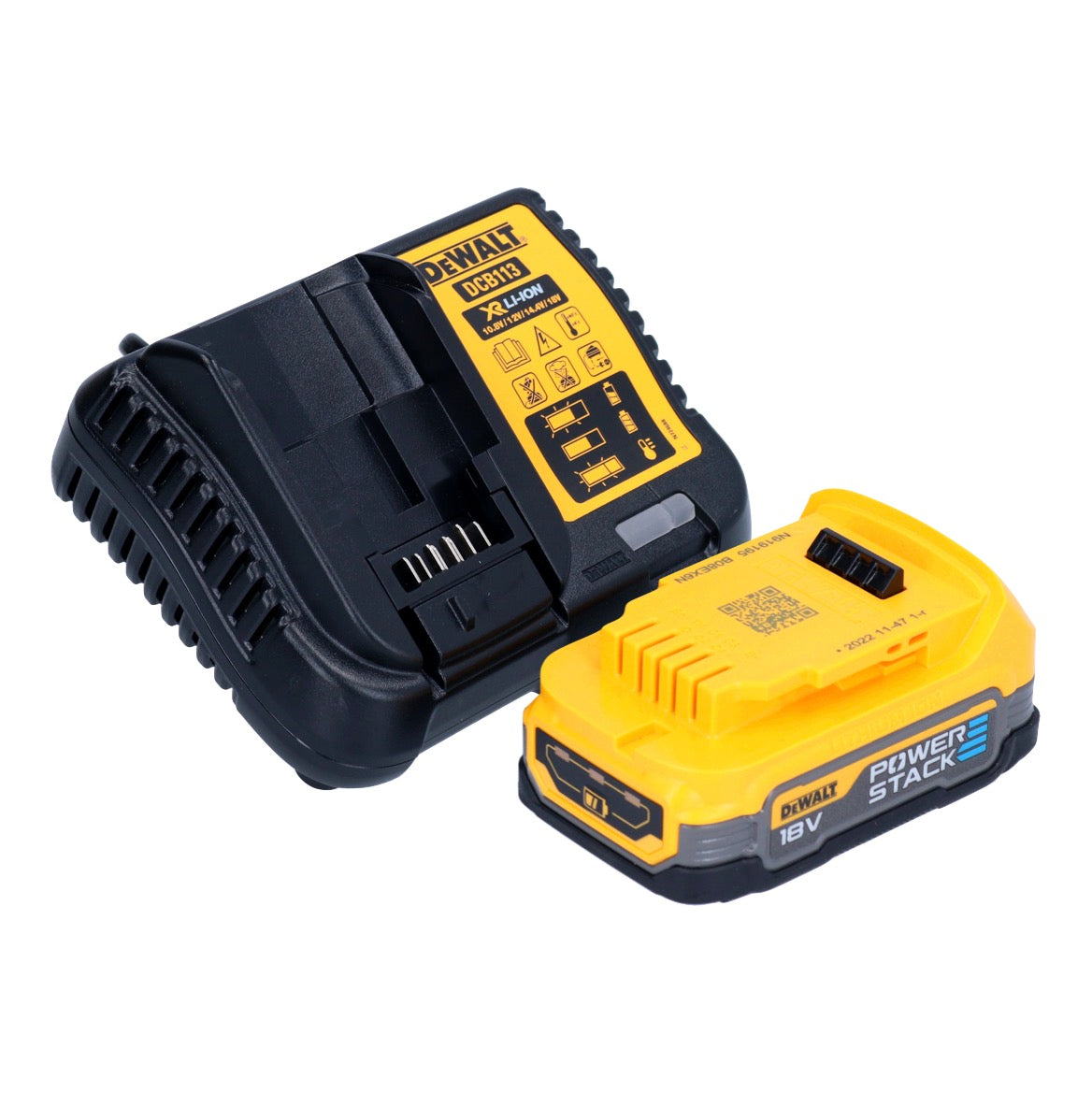 Perceuse à percussion sans fil DeWalt DCD 996 E1 18 V 95 Nm sans balais + 1 batterie 1,7 Ah + chargeur