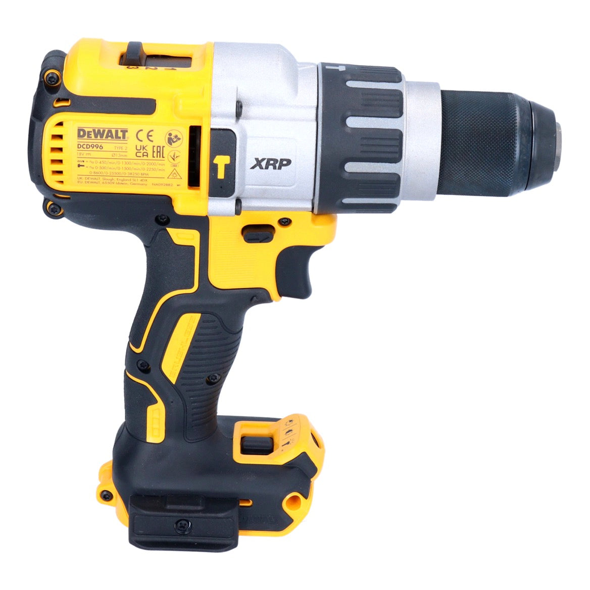 Perceuse à percussion sans fil DeWalt DCD 996 E2 18 V 95 Nm sans balais + 2 batteries 1,7 Ah + chargeur