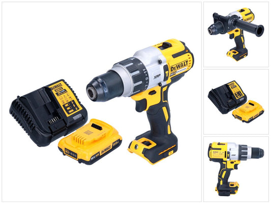 DeWalt DCD 996 D1 Akku Schlagbohrschrauber 18 V 95 Nm Brushless + 1x Akku 2,0 Ah + Ladegerät