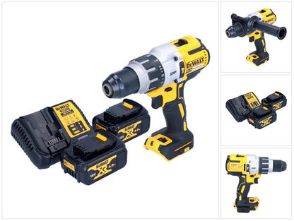 Perceuse à percussion sans fil DeWalt DCD 996 M2 18 V 95 Nm sans balais + 2 batteries 4,0 Ah + chargeur