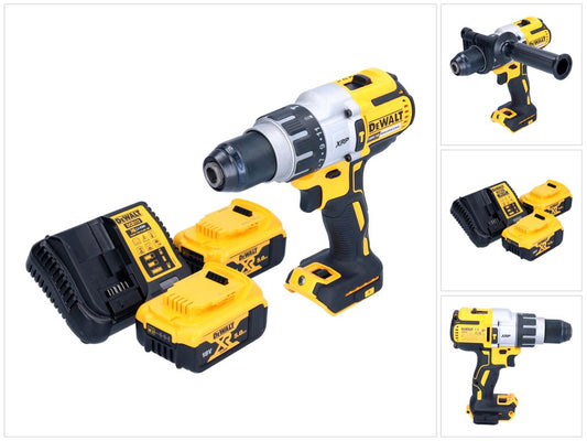 Perceuse à percussion sans fil DeWalt DCD 996 P2 18 V 95 Nm sans balais + 2 batteries 5,0 Ah + chargeur