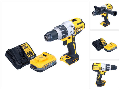 Perceuse à percussion sans fil DeWalt DCD 996 H1 18 V 95 Nm sans balais + 1 batterie Powerstack 5,0 Ah + chargeur