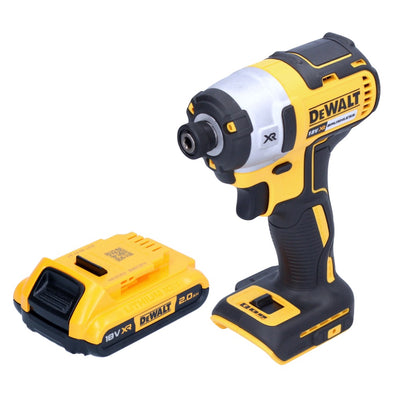 Clé à chocs sans fil DeWalt DCF 887 N 18 V 205 Nm 1/4" sans balai + 1x batterie 2,0 Ah - sans chargeur