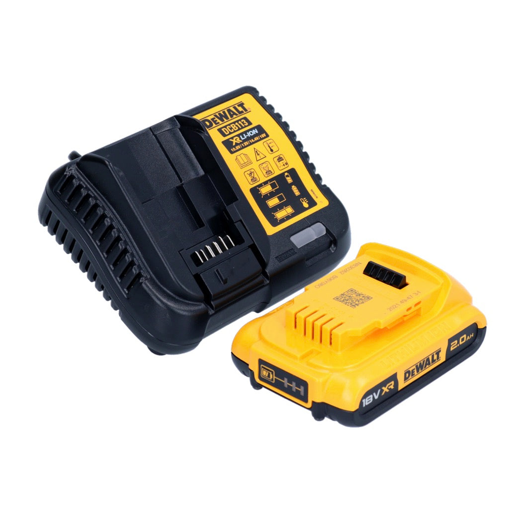 Clé à chocs sans fil DeWalt DCF 887 D1 18 V 205 Nm 1/4" sans balai + 1x batterie 2,0 Ah + chargeur